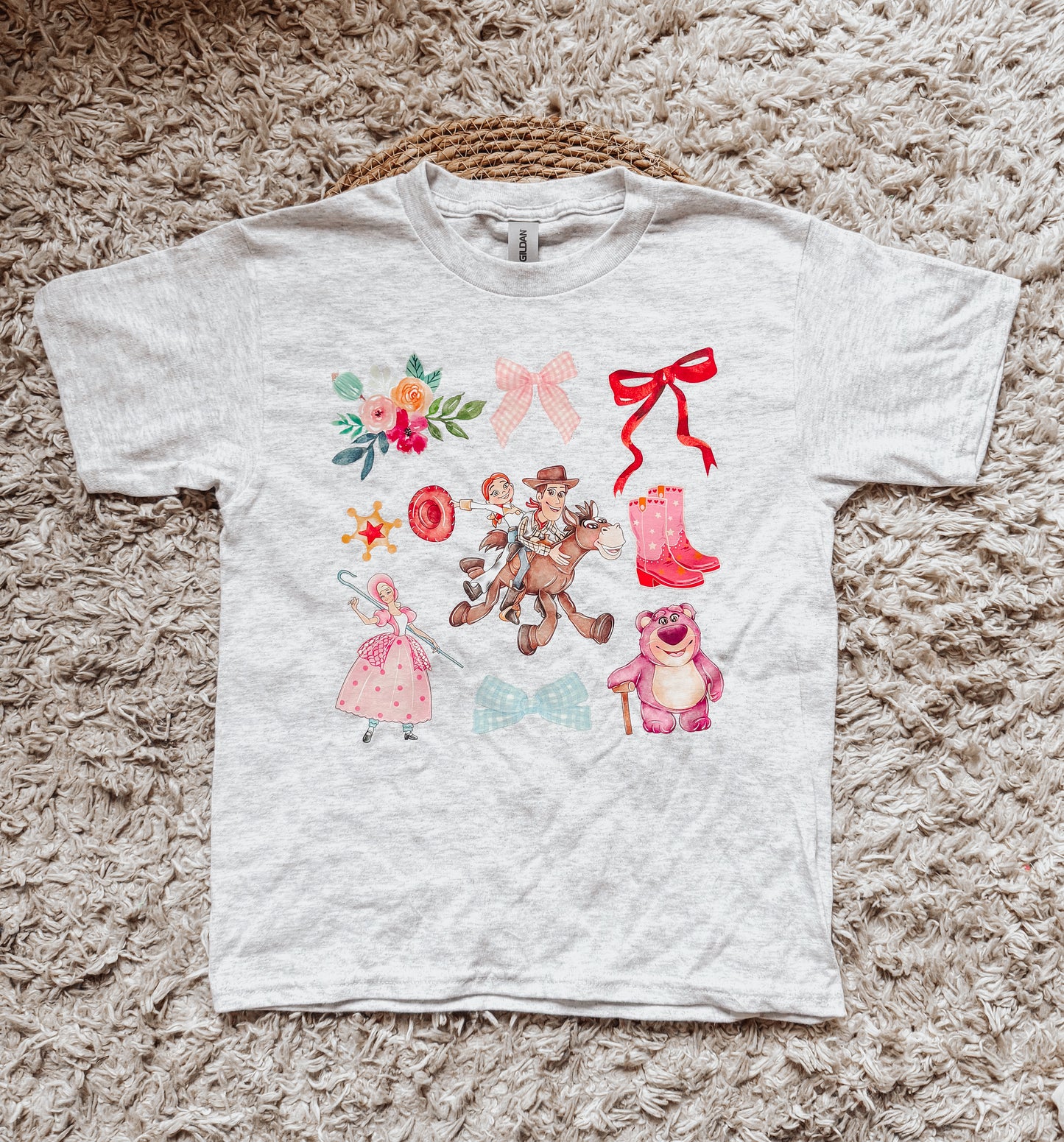 Gray Toy Story Youth Small Tee