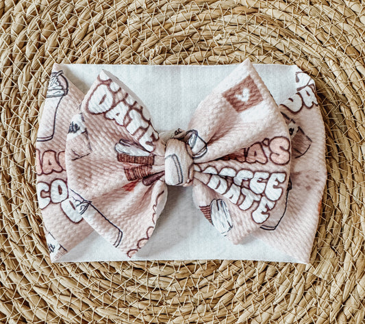 Mama’s Coffee Date Bow