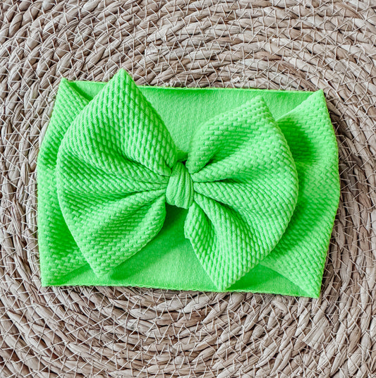 Neon Green Bow