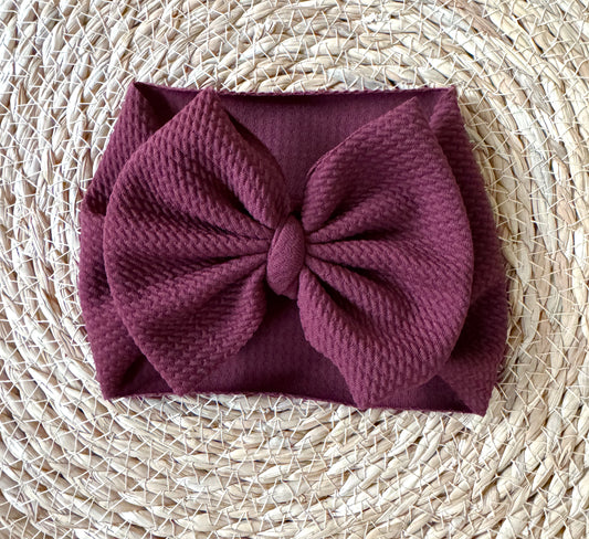 Maroon Bow