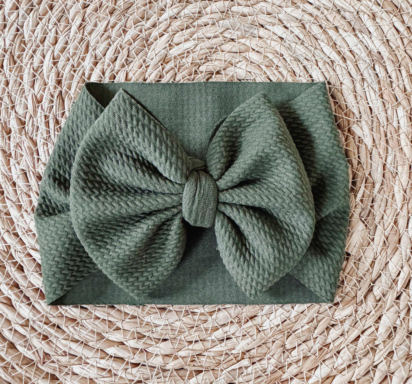 Dark Green Bow