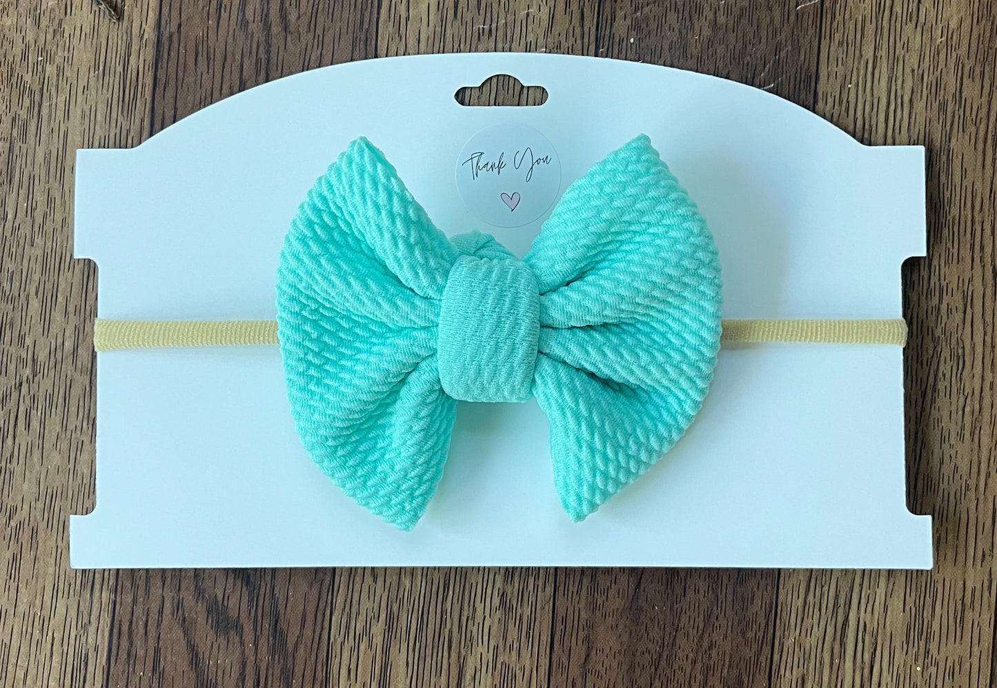 Aqua Bow on Nylon