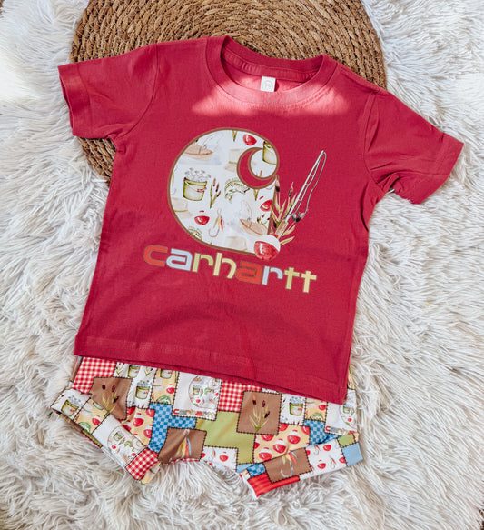 Fishing Tee/Shortie Set 2T