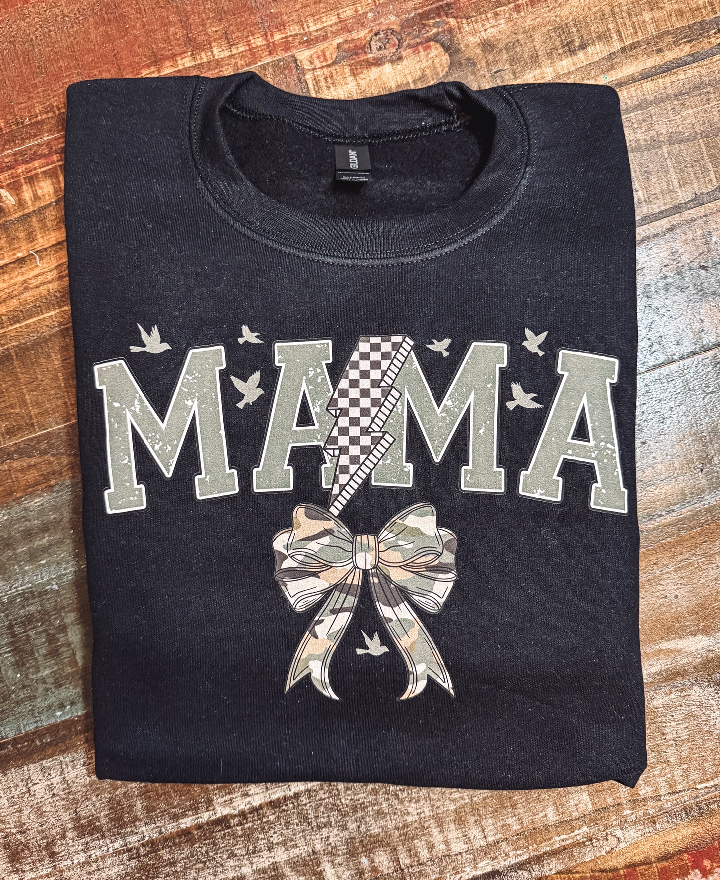 XL Camo MAMA Sweatshirts