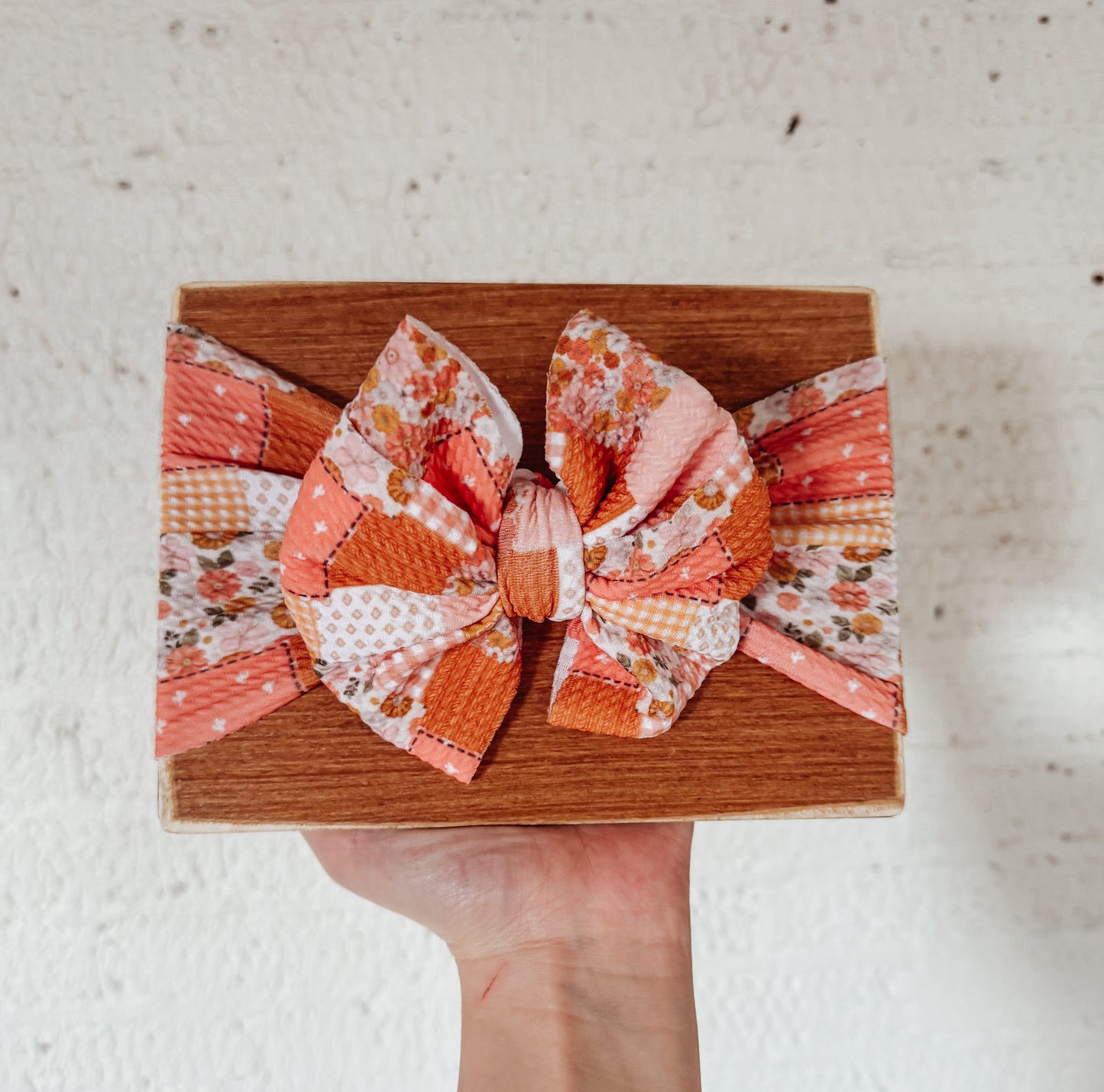 Peach Messy Headwrap