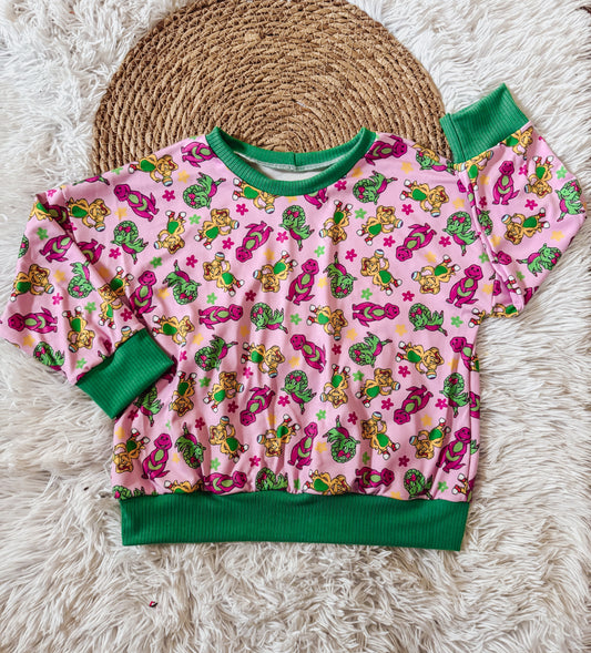 Barney Oversized Sweatshirt 3t