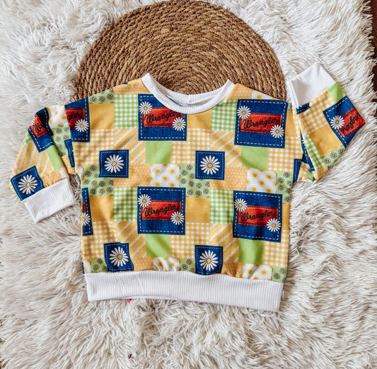 Girly Wrangler Oversized Sweatshirt 2T